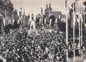 Uroczystość odsłonięcia Pomnika Grunwaldzkiego, 1910